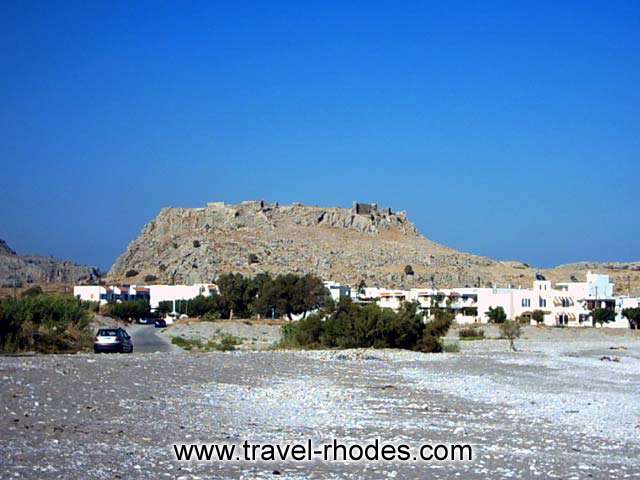 XARAKI BEACH - Feraklou castle view from Xaraki beach