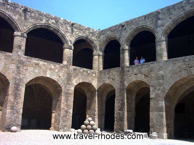 MUSEUM YARD - The open air area inside the museum