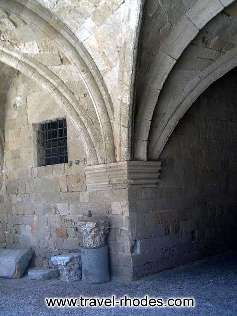 ARCH - One of the arches under the gates inside the museum