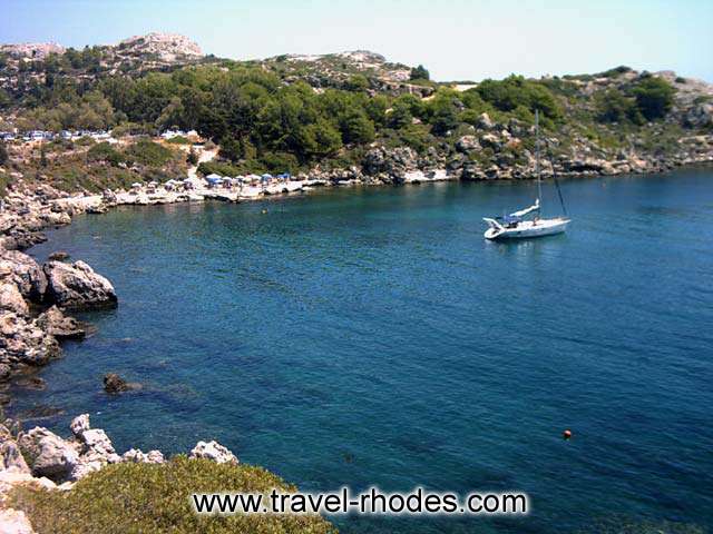 YACHT - A sailing yacht in Ladiko bay