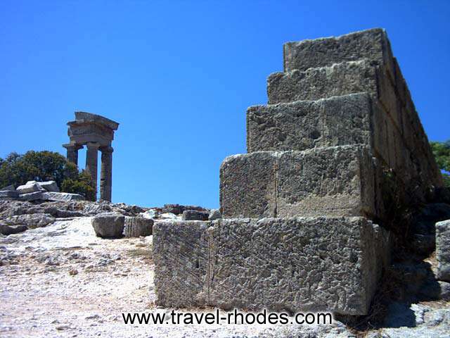 Apollon temple on Monte Smith hill (Rhodes Acropolis) RHODES PHOTO GALLERY - APOLLON TEMPLE