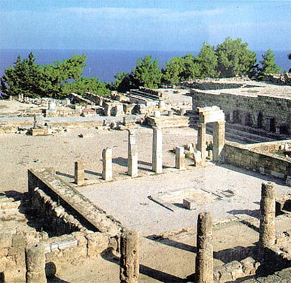 KAMEIROS CITY - The city was developed by the Dorians, as were Ialysos and Lindos.
