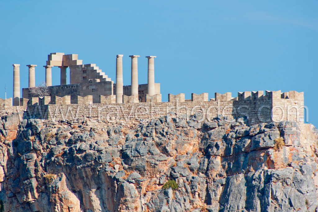 Lindos Castle -  by gstathis