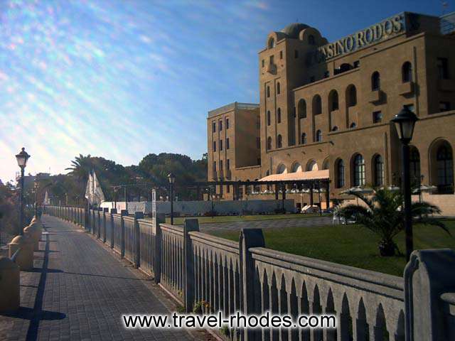 CASINO - The casino building in Rhodes town