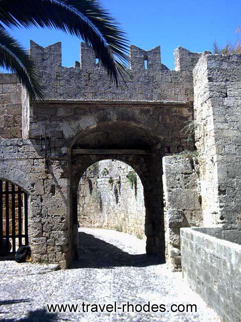 DETAIL - A gate in Rhodes old town