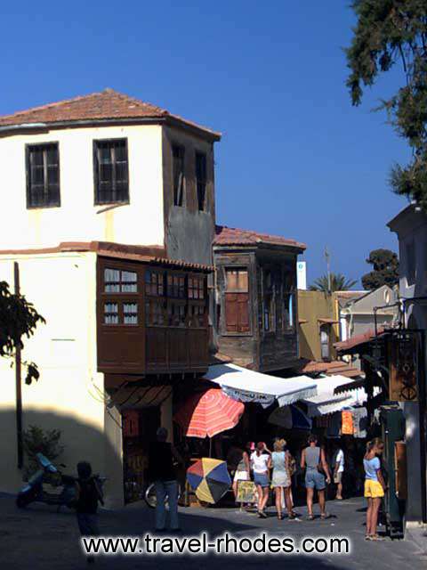 DETAIL - Crossroad in Rhodes old town