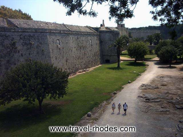 A beautiful spot next to Amboise gate in Rhodes old town RHODES PHOTO GALLERY - GARDIN