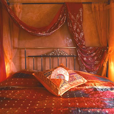 Bedroom of Tzami suite. CLICK TO ENLARGE