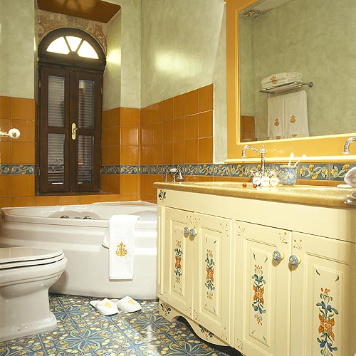 Bathroom of Tzami Suite. CLICK TO ENLARGE